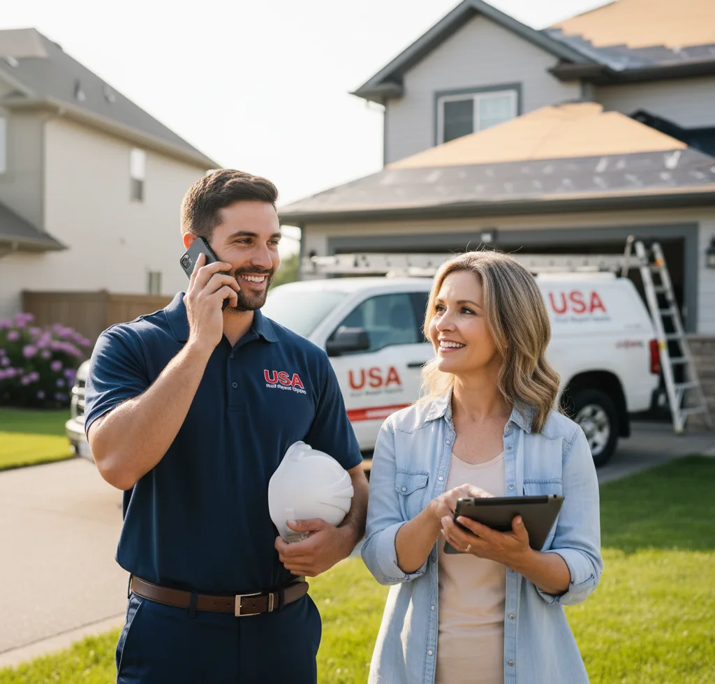 USA Roof Repair Experts customer support in Waymart